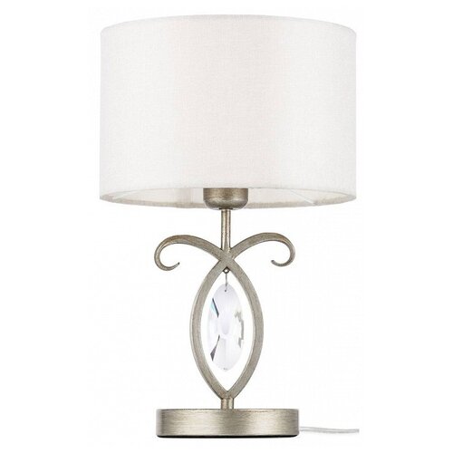 фото Настольная лампа декоративная maytoni, 1х40w, золото, размеры (мм)-250х410, плафон - кремовый, неокрашенный