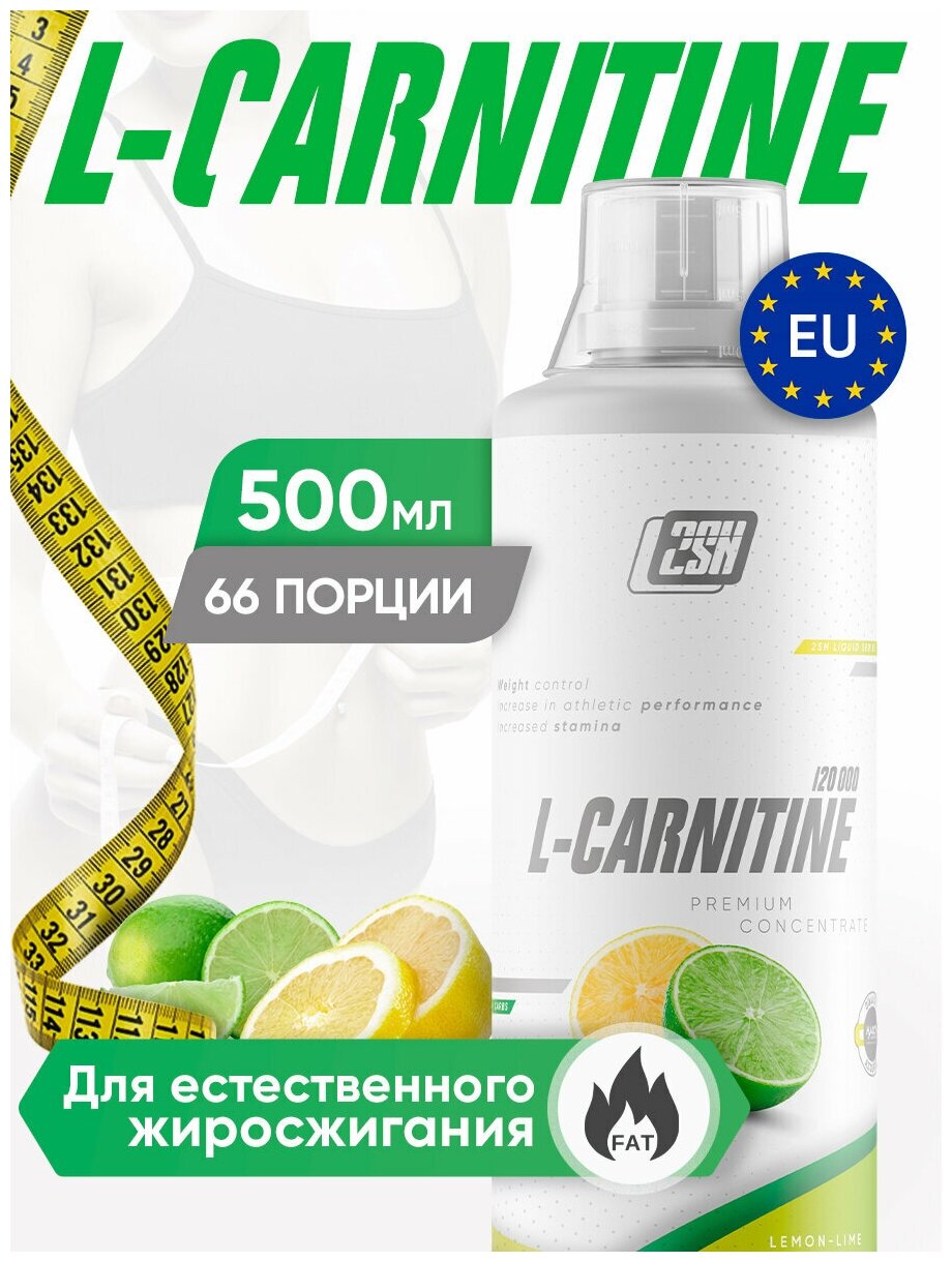 2SN L-carnitine 500ml (Лимон-Лайм)