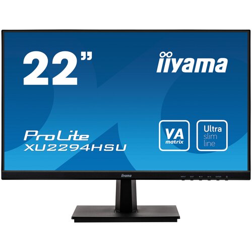 фото Монитор жк iiyama prolite xu2294hsu-b1 22" 4ms hdmi, displayport, vga