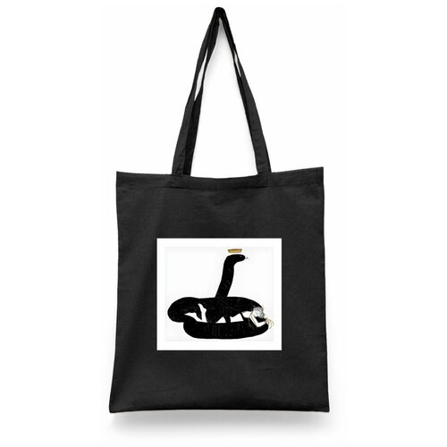 фото Сумка-шоппер унисекс каждому своё "жестокий принц/злой король/холли блэк" белая