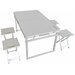 Комплект походной мебели Atemi ATS-450 серый (00-00007008)