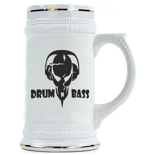 фото Пивная кружка drum bass drabs
