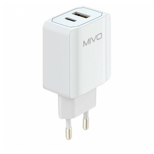 Сетевой адаптер - блок питания Mivo MP-322Q для зарядки телефона, смартфона, 20W, PD3.0+QC3.0