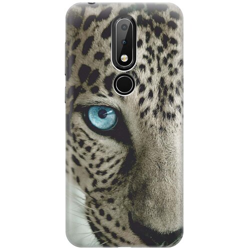 фото Re:pa накладка transparent для nokia 6.1 plus / x6 (2018) с принтом "голубой глаз"