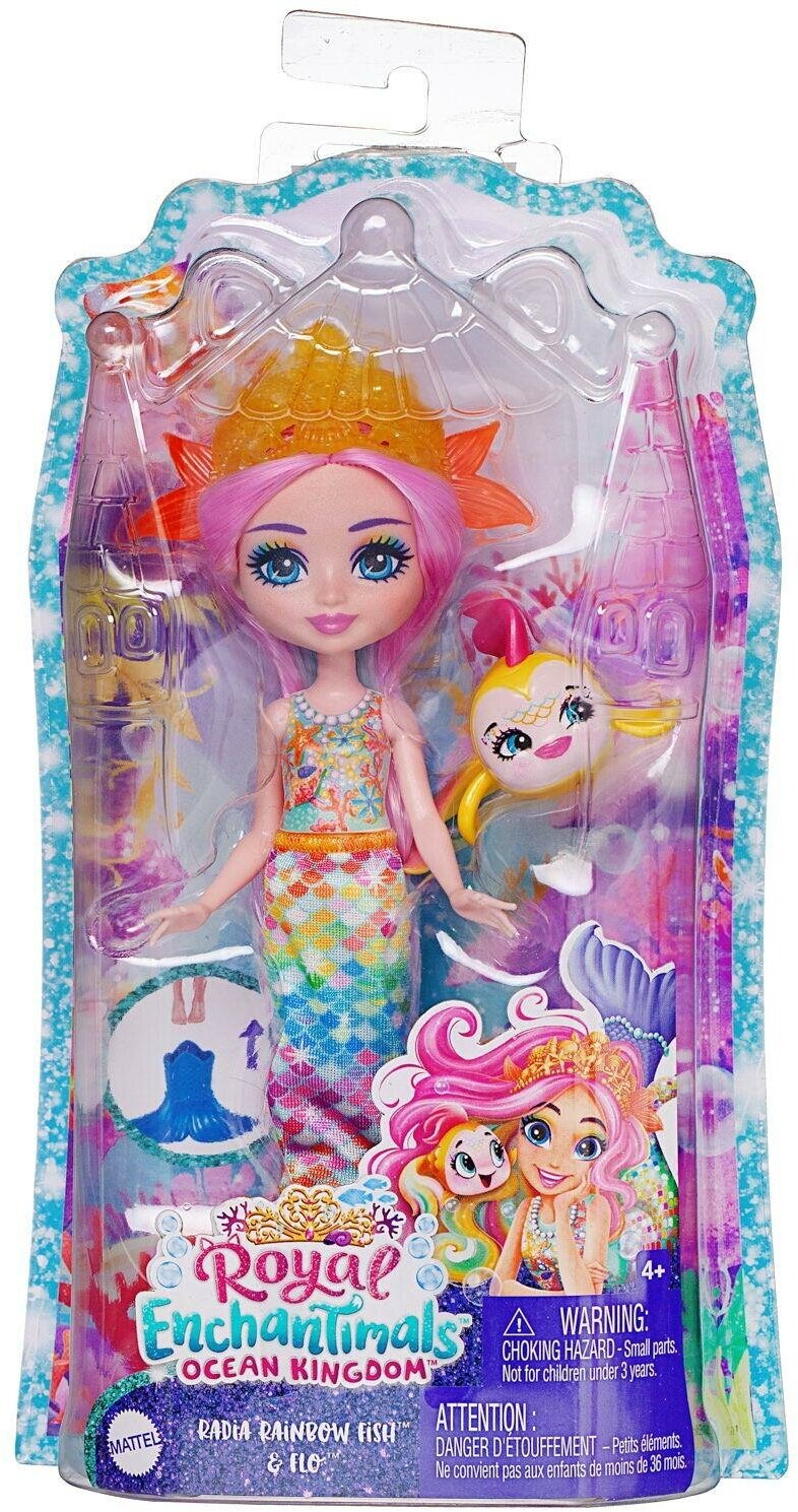 Кукла Mattel Enchantimals Рыбка с питомцем