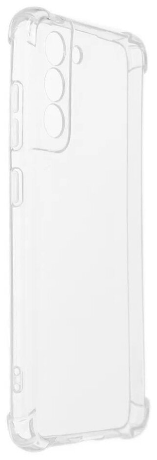 Чехол iBox для Samsung Galaxy S21FE Crystal с усиленными углами Silicone Transparent УТ000030740 - фото №1