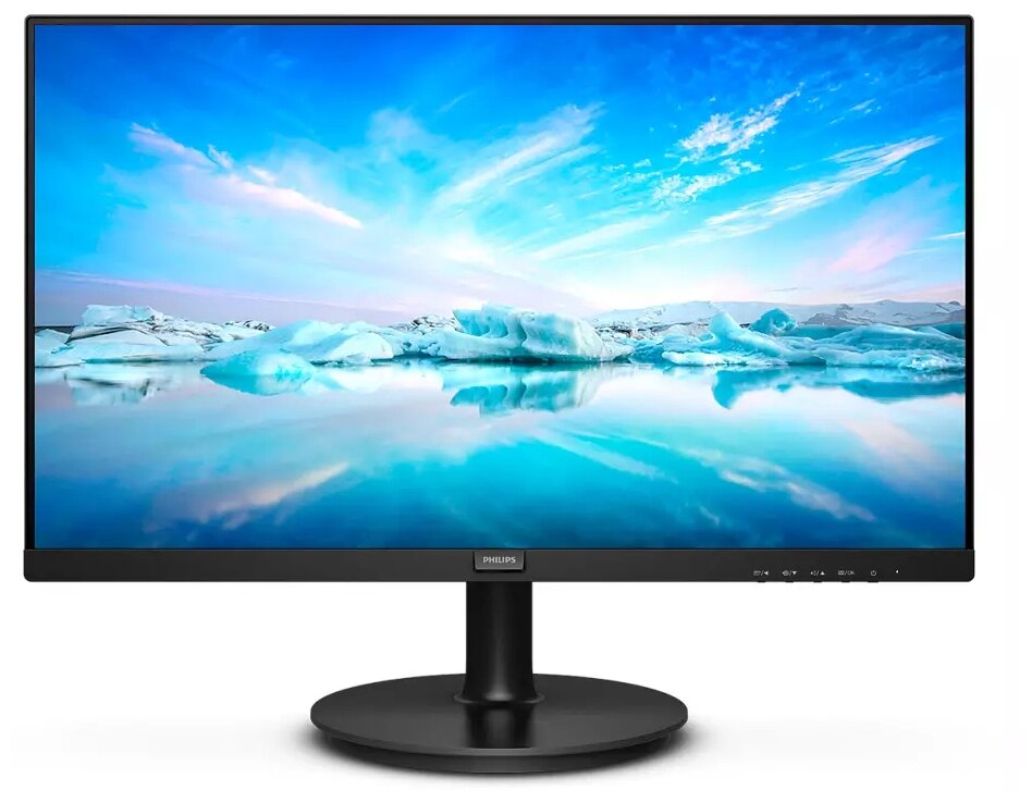 Монитор 27" Philips 272V8LA/00 Black (VA, 1920x1080, 16:9, 178°/178°, 250 cd/m, 2000:1, 4ms, 75Hz, VGA, HDMI, DisplayPort, MM) (272V8LA)