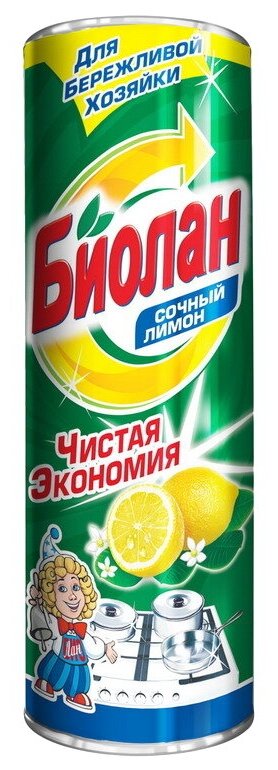Чистящее Средство Биолан Сочный Лимон 400 гр.