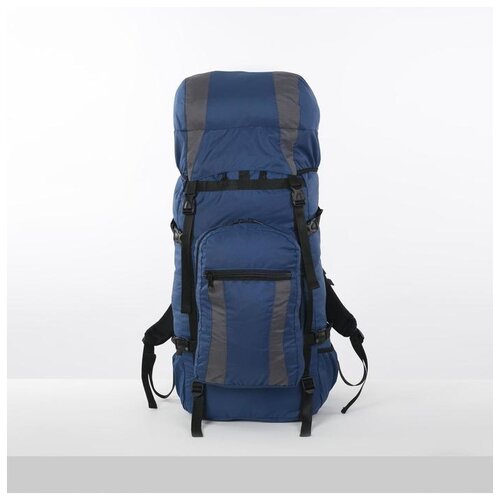 фото Рюкзак тур таймтур 1, 90л, отд на шнурке, н/карман, 2 бок сетки, синий/серый 5170967 taif