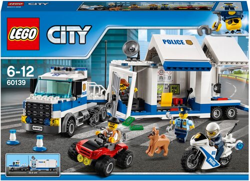 Конструктор LEGO City 60139 Мобильный командный центр, 374 дет.