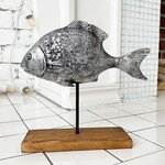 Статуэтки рыб декор для дома офиса дачи в подарок - изображение