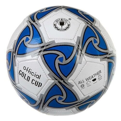 фото Футбольный мяч gold cup т73811 белый, синий 5