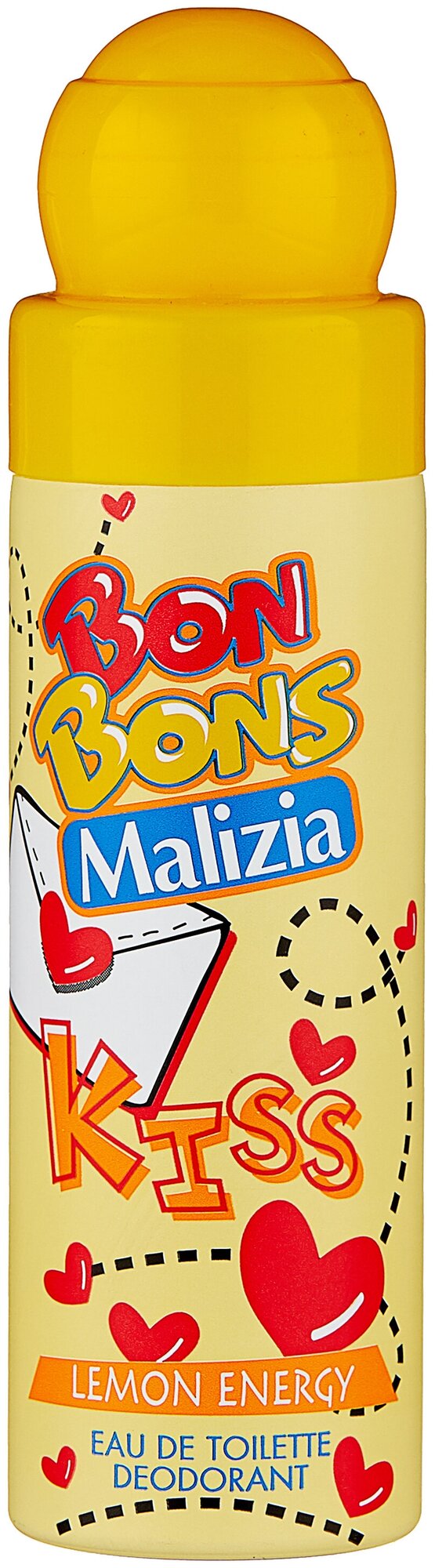 Malizia Дезодорант Bon Bons, спрей, тубус, 75 мл, 75 г, 1 шт.