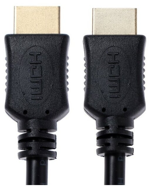 Кабель HDMI 1.0м Gembird v1.4 серия Light черный позолоченные разъемы CC-HDMI4L-1M - фото №5