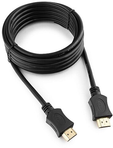 Кабель HDMI Cablexpert , 3.0м, v2.0, 19M/19M, серия Light, черный