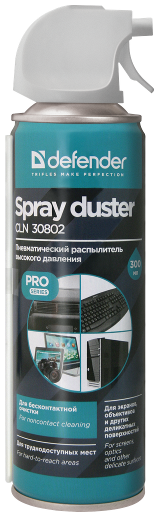 Баллон с сжатым воздухом Defender CLN30802 300 мл 176183 - фото №1
