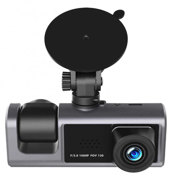 Автомобильный видеорегистратор Full HD, с 3 камерами, видеорегистратор с задней камерой
