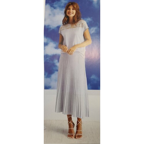 Джемпер Barbara Geratti, размер 48, золотой, голубой