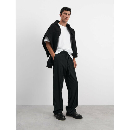 Брюки джоггеры GATE31, размер 52, черный