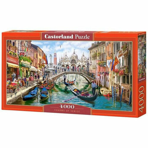 Пазл CASTORLAND Очарование Венеции, 4000 деталей пазл castorland шарм парижа 4000 деталей