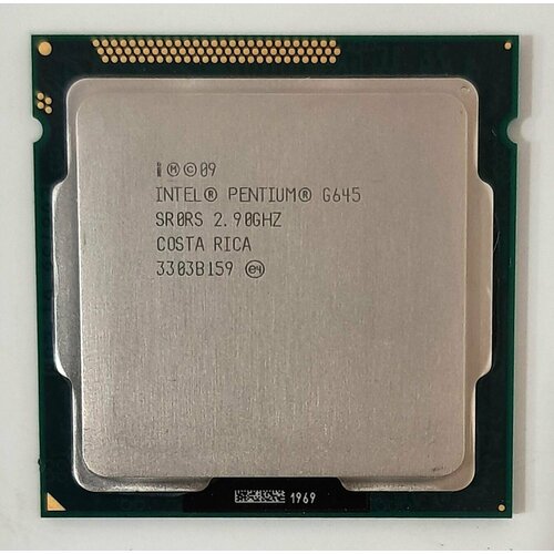 Процессор Intel Pentium G645 LGA1155, 2 x 2900 МГц, OEM процессор intel pentium g2130 lga1155 2 x 3200 мгц oem