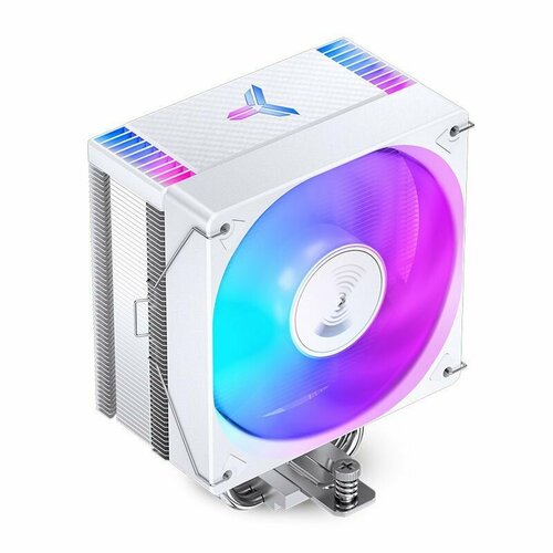 Кулер для процессора JONSBO CR-1000 EVO Color White LGA1700/1200/115X/AM5/AM4 (TDP 220W, PWM, 120mm Dynamic Multi-Color LED Fan, 4-pin PWM)
