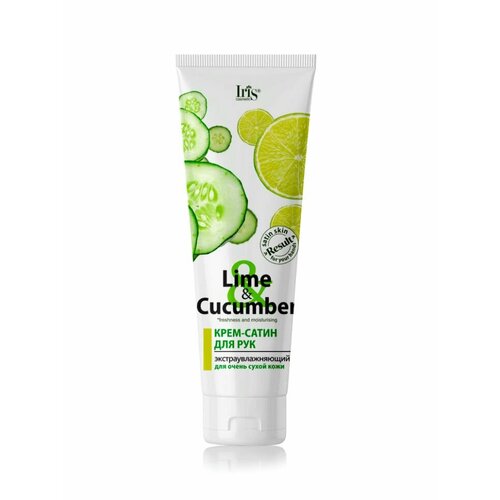 Iris Крем-сатин для рук Экстра Увлажняющий Lime и Cucumber 75 мл 392₽