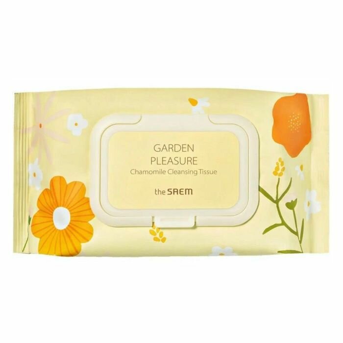 The Saem Салфетки очищающие с экстрактом ромашки 100 шт. Garden Pleasure Chamomile Cleansing Tissue