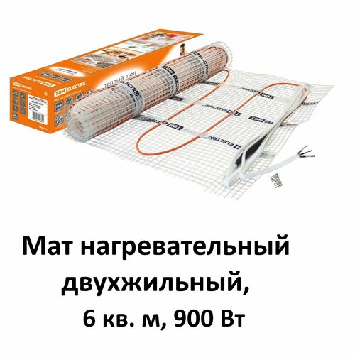 Мат нагревательный Комфорт МН двухжильный 6 кв м 900 Вт TDM 14 7128₽