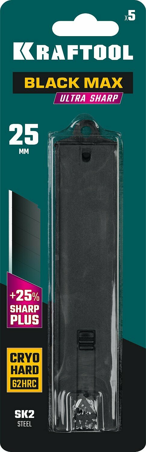 KRAFTOOL 25 мм, 5 шт, сегментированные лезвия BM-25 (09602-25-S5) — фото 1