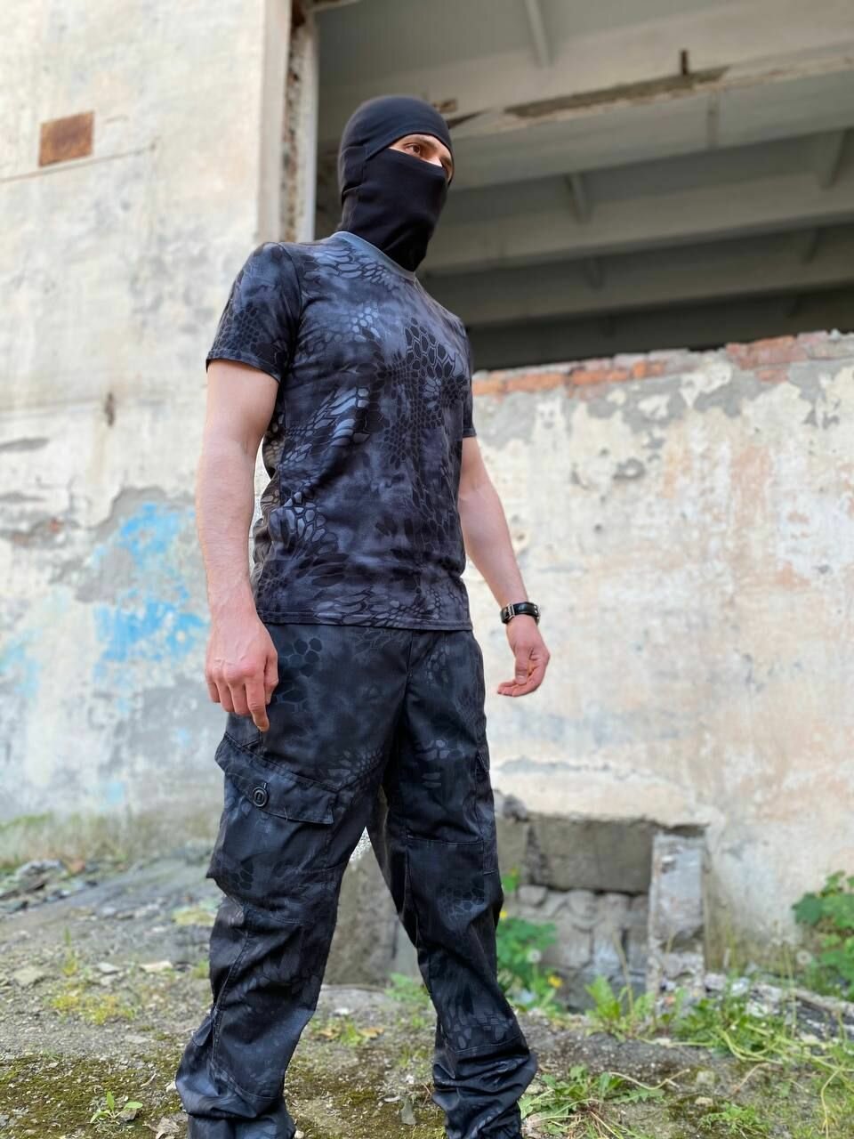 Футболка спортивная ГОРЕЦ, размер 50, черный — фото 1