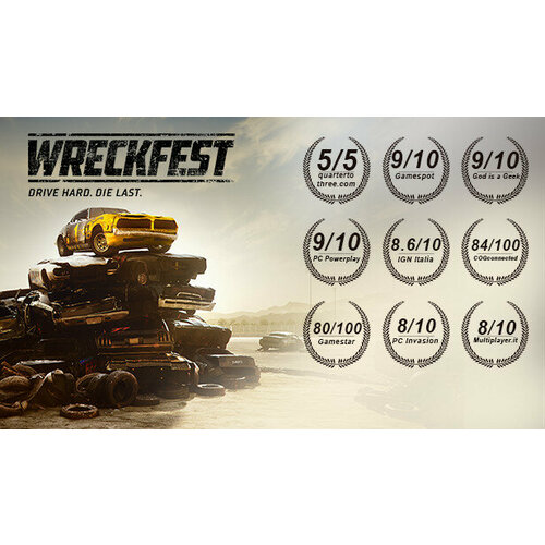 Игра Wreckfest для PC STEAM Регион активации Российская Федерация электронная версия 469₽