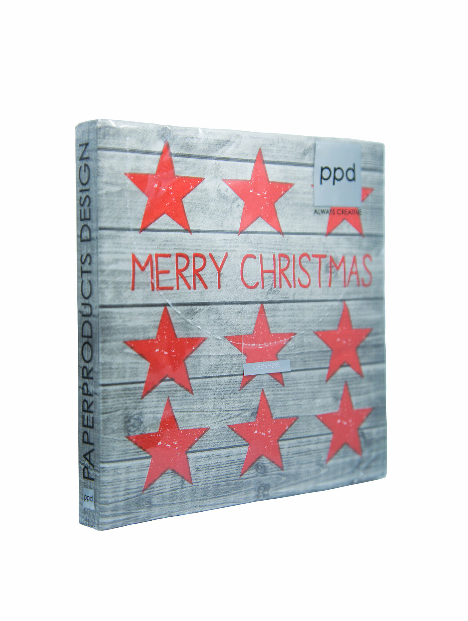 Салфетки столовые Рождественские звезды Xmas Wood