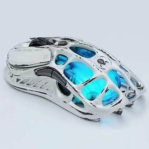 Беспроводная игровая мышь GravaStar Mercury M1 Pro - Игровая мышь с боевыми повреждениями серого цвета 10000₽