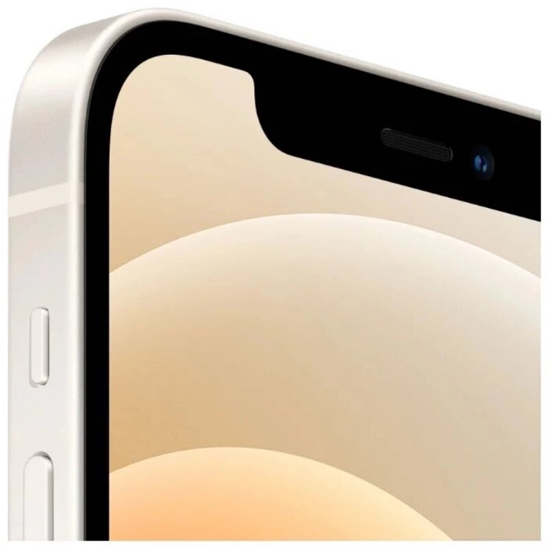Смартфон iPhone 12, 128 Гб, , Dual SIM (nano SIM+eSIM), White, белый — фото 1
