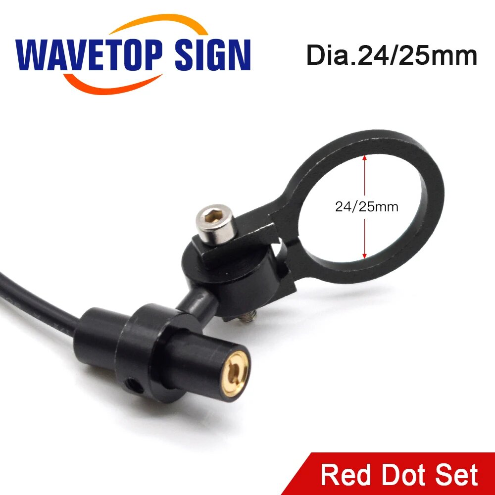 WaveTopSign D24 R10 красный диодный модуль для лазерной гравировки, Red Dot Set (25mm)