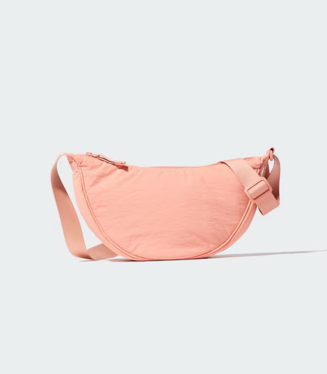 Сумка кросс-боди Uniqlo, фактура гладкая, темно-розовый