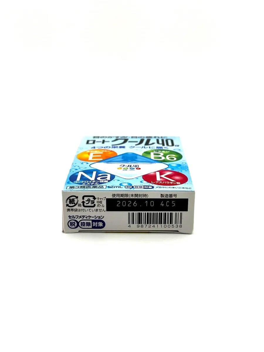 Картинки Японские капли для глаз Rohto 40 Vita Alpha Cool 12 мл