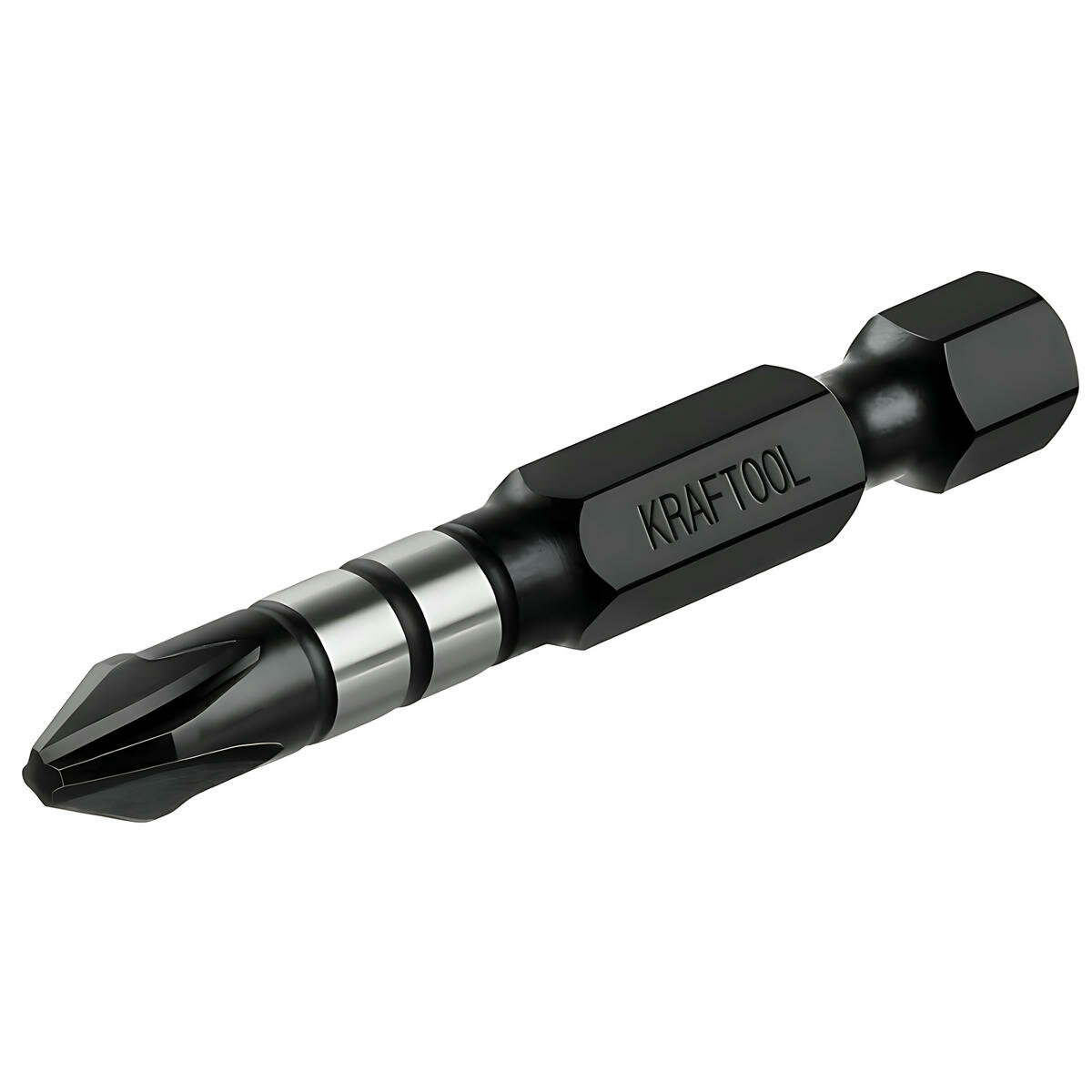 Бита PH 2 х 50 мм (1 шт.) хвостовик E 1/4' Impact Pro KRAFTOOL 26191-2-50-S10