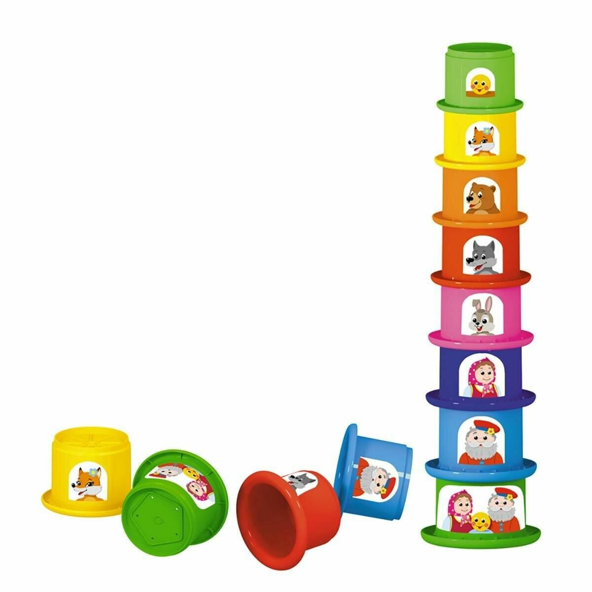 Пирамидка Stellar "Репка", 19 см, в пакете