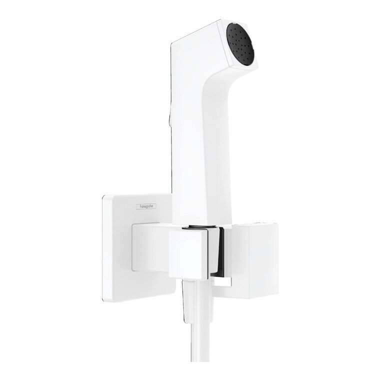 Комплект гигиенический душ Hansgrohe Bidette 29233700S с внутренней частью, белый матовый