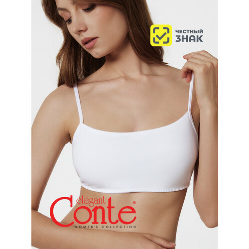 фото Бюстгальтер conte basic collection lbe 2017, размер 40=xxs, белый