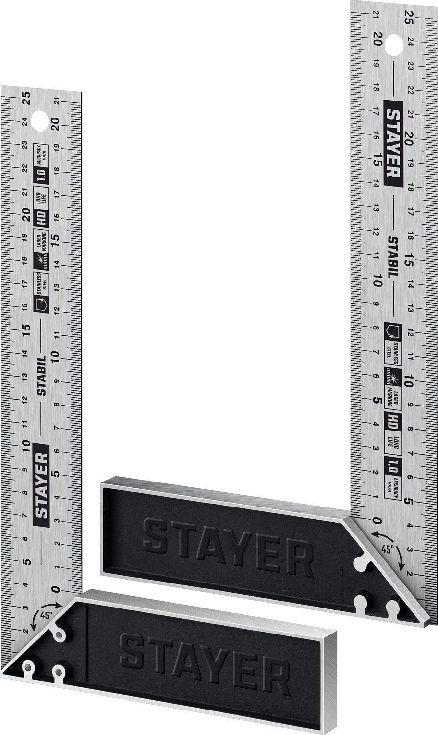 Столярный угольник Professional STAYER 3431-25_z02 — фото 1