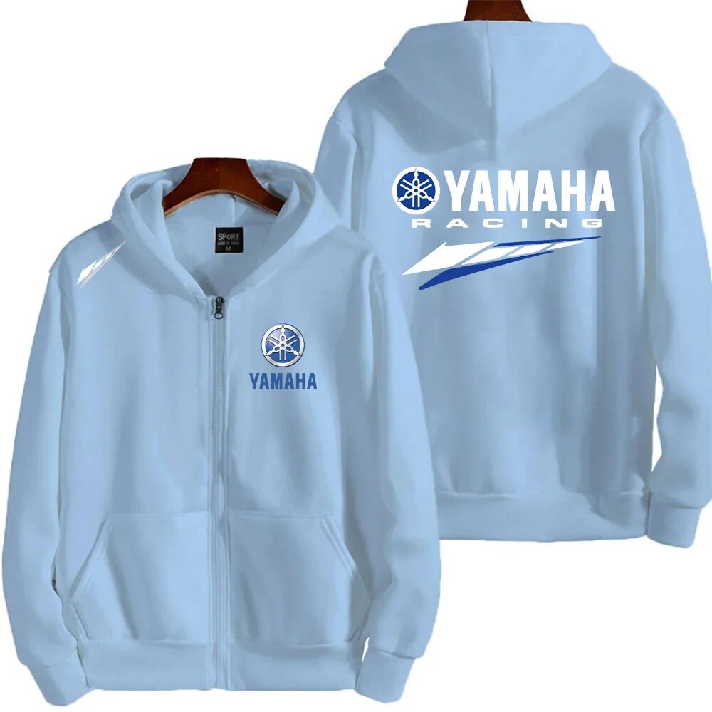 Голубая толстовка YAMAHA Racing, L