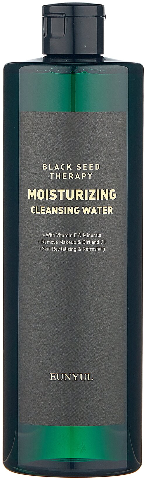 Eunyul увлажняющая мицеллярная вода с экстрактами морских водорослей Black Seed Therapy Moisturizing Cleansing Water, 500 мл, 542 г