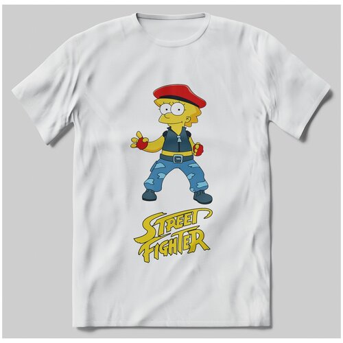 фото Футболка с принтом лиза street figthter brut-shop