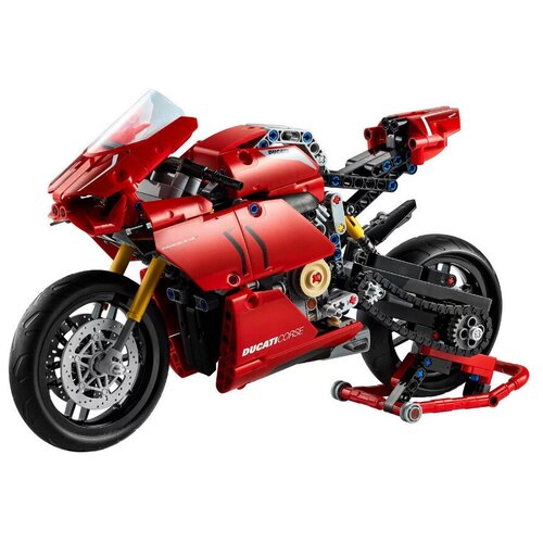 Конструктор 42107 Мотоцикл V4 R 646 деталей / Конструктор для мальчика for ducati panigale v4 v4s v4r fuel gas tank battery cover guard fairing carbon fiber