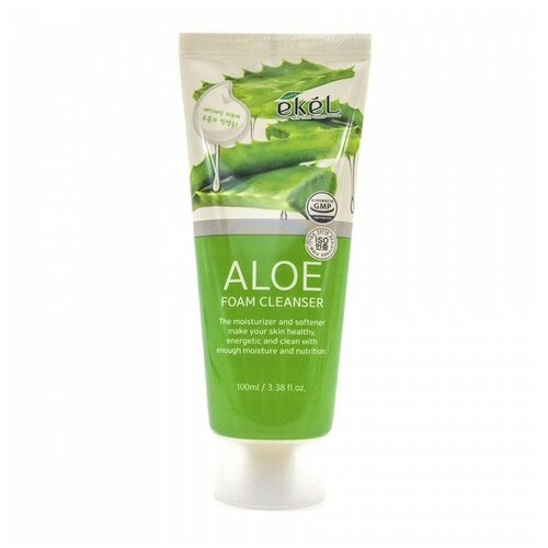 Ekel пенка для умывания с экстрактом алоэ Aloe Foam Cleanser, 100 мл