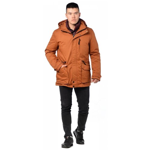 фото Пуховик мужской fanfaroni 15213 (кирпичный 50/54)