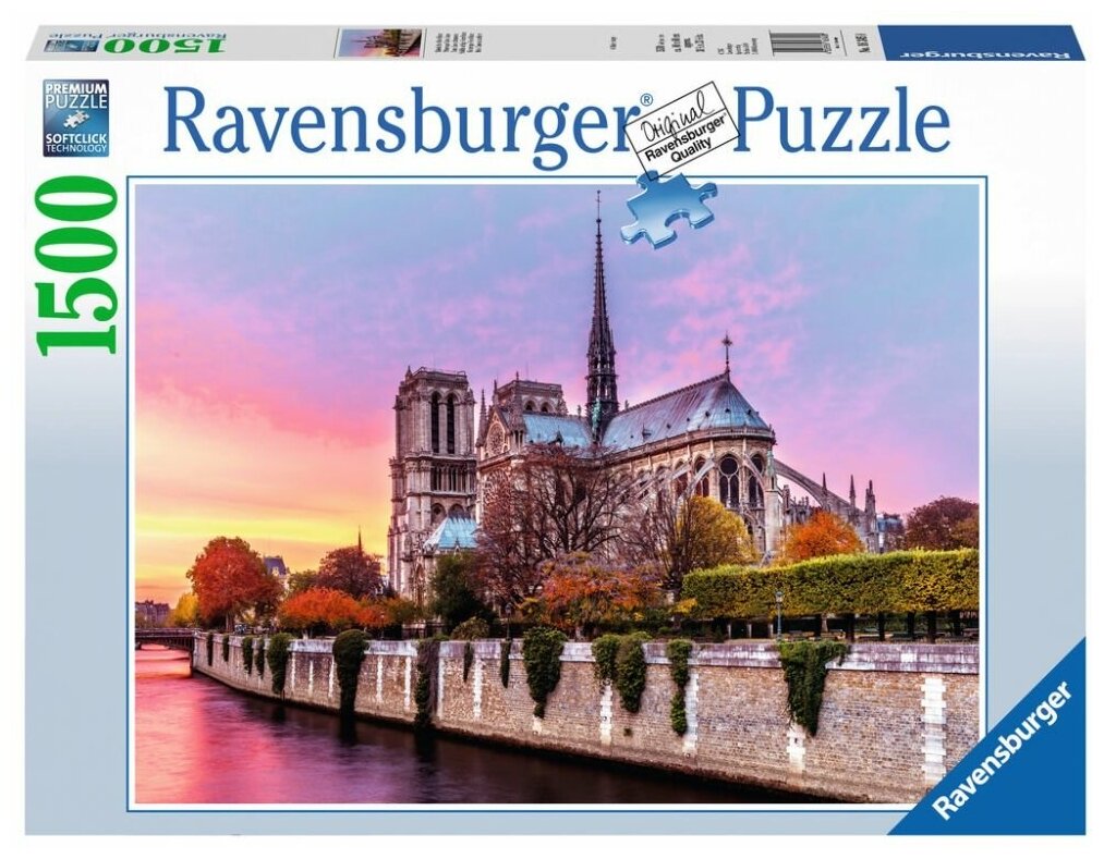 Пазл Ravensburger 1500 деталей: Нотр Дам